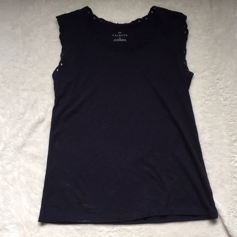Talbots XS Navy Shirt